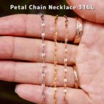 Petal Chain Necklace 316L