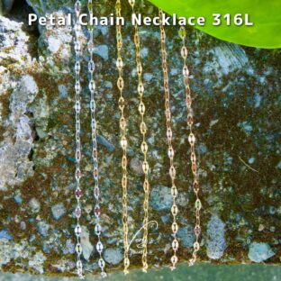 Petal chain 316L【Very’s Jewelry】