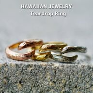 Teardrop Ring 316L【Very's Hawaii】