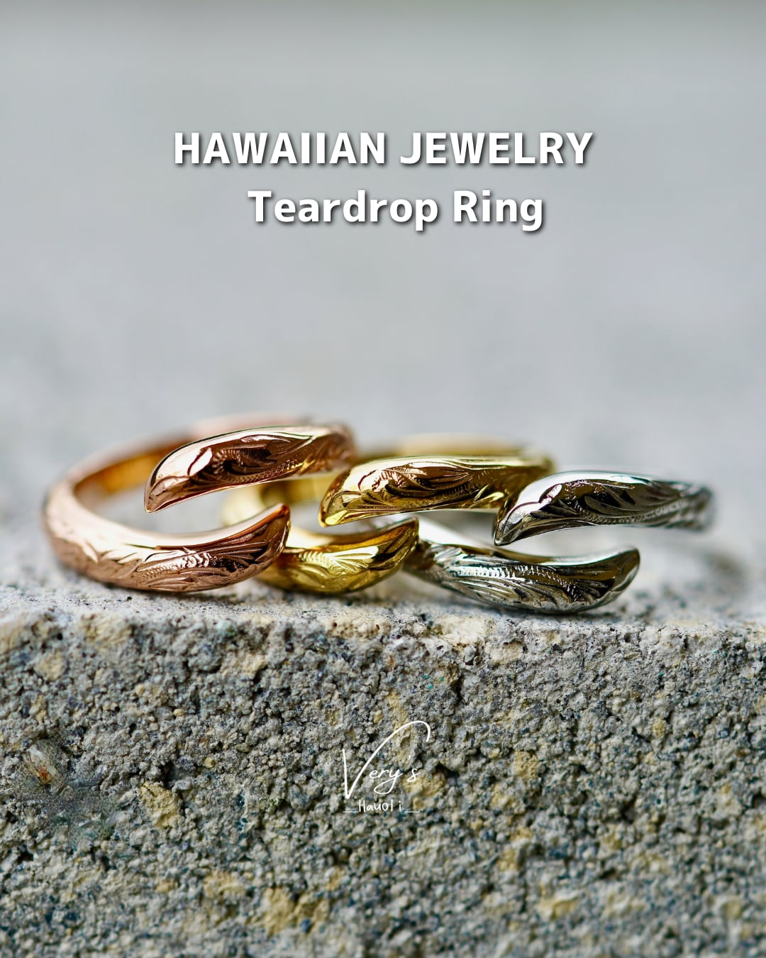 Teardrop Ring 316L【Very's Hawaii】 | Very's Hauoli - 公式サイト