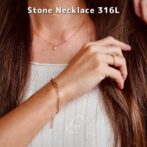 stone Necklace 316L