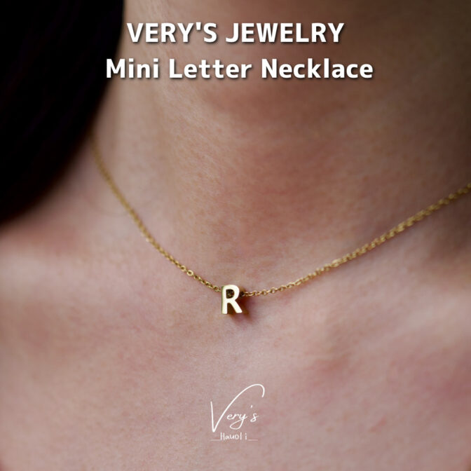 Mini Letter Necklace 316L