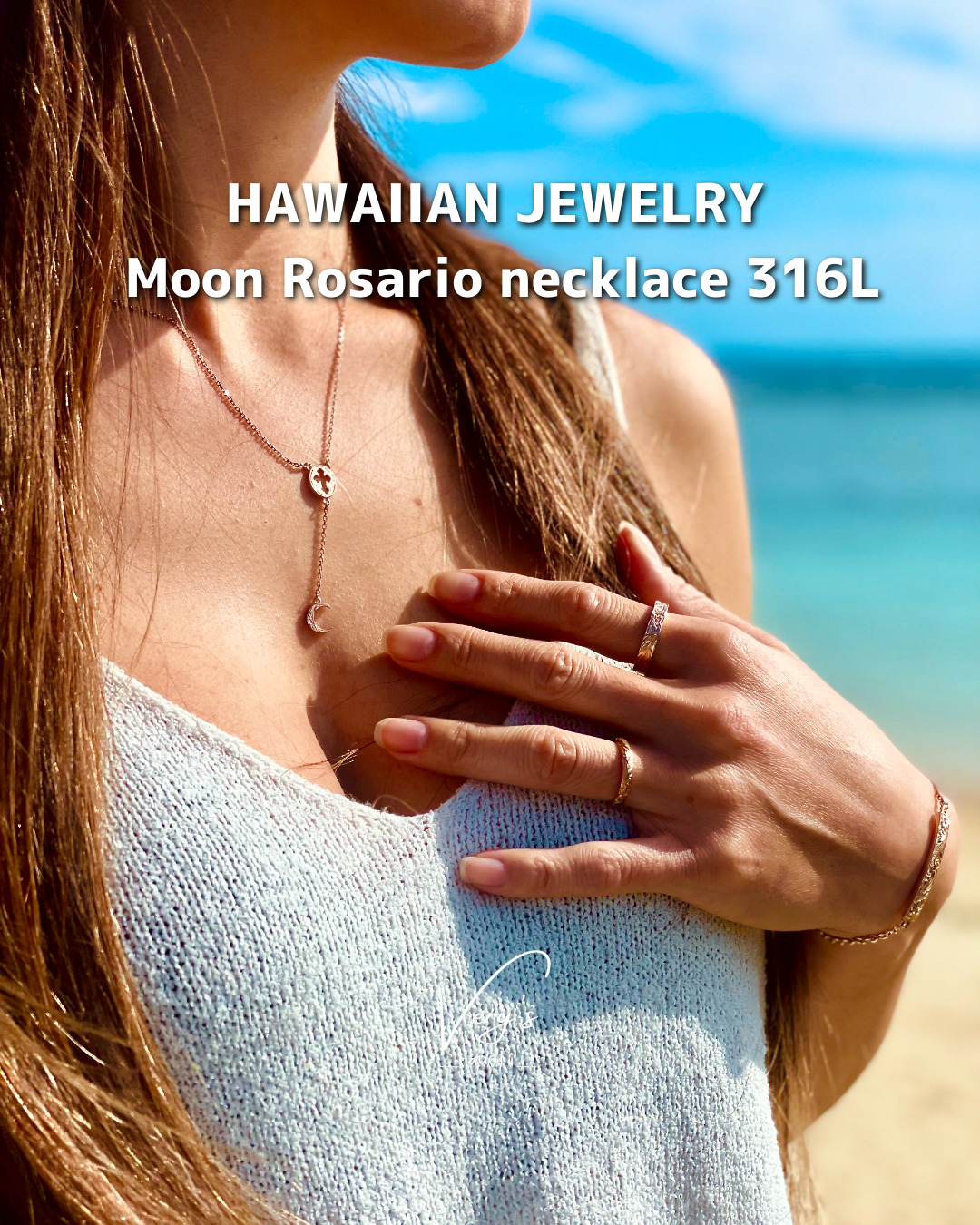 約5cm素材Hawaiian jewelry rosario necklace
