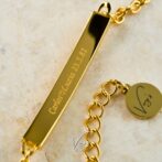 Zirconia Plate Bracelet 316L