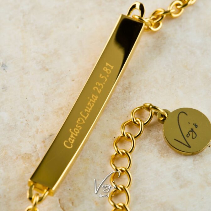 Zirconia Plate Bracelet 316L