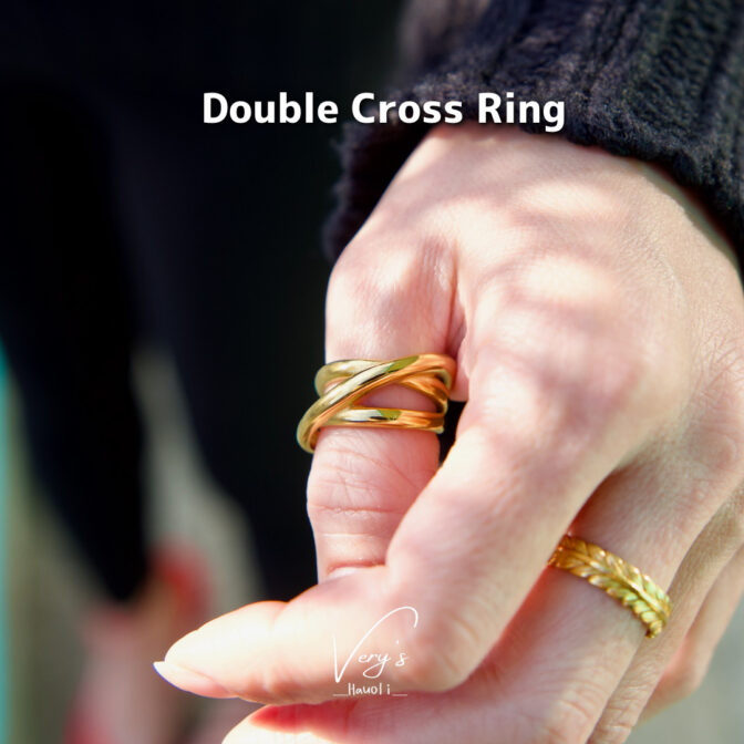 Double Cross Ring 316L