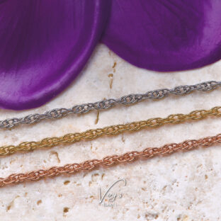 Screw Chain 316L【40-65cm】【Very’s Jewelry】
