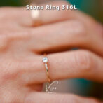 Stone Ring 316L
