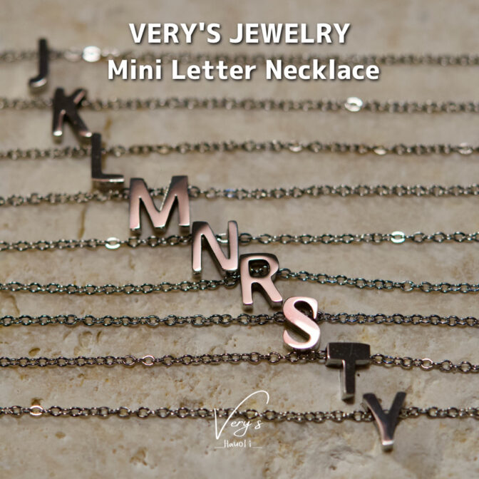 Mini Letter Necklace 316L
