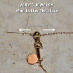 Mini Letter Necklace 316L