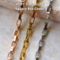 Square Box Chain 316L【40-65cm】【Very’s Jewelry】
