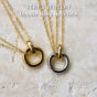 Double Hoop Necklace 316L【チェーン付き】【Very’s Jewelry】