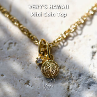 《刻印可能》 Mini Coin Cz Top 316L 【Very’s Hawaii】