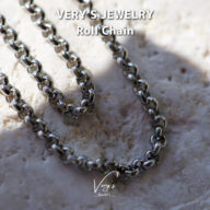 Roll Chain 316L【40-65cm】【Very's Jewelry】