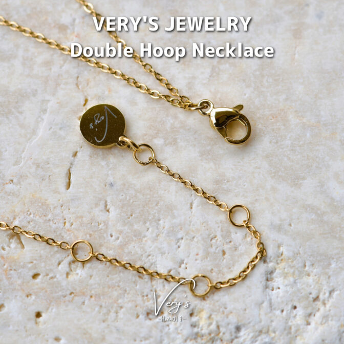 Double Hoop Necklace