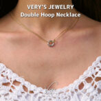 Double Hoop Necklace