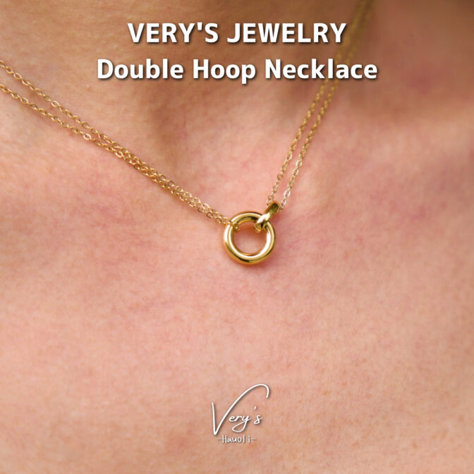 Double Hoop Necklace