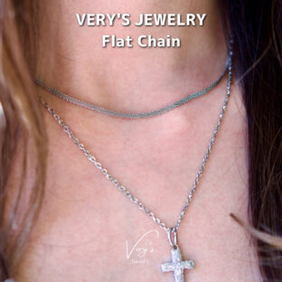 Flat Chain 316L【Very's Jewelry】