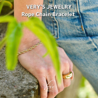 Rope Chain Bracelet 316L【Very’s Jewelry】