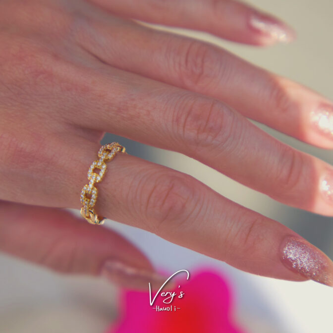 Chain Stone Ring