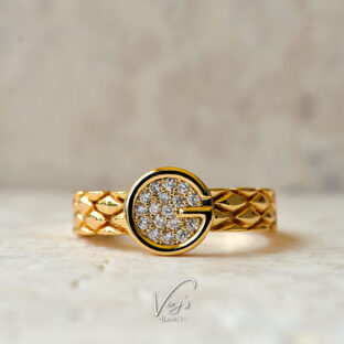 Cz Circle Ring【Very’s Jewelry】