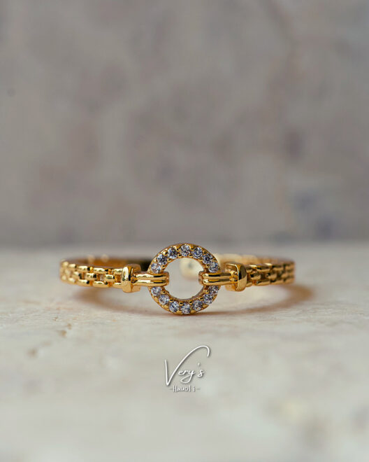 Cz Circle Ring