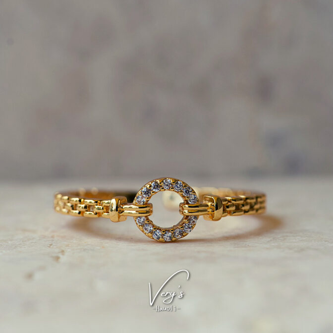Cz Circle Ring