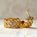 10 Stone Hoop Pierce