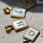 Shell initial Necklace