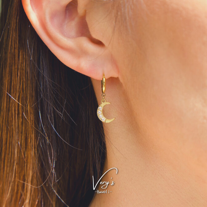 Star & Moon Hoop Pierce