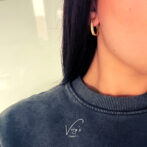 Triple grain Hoop Pierce