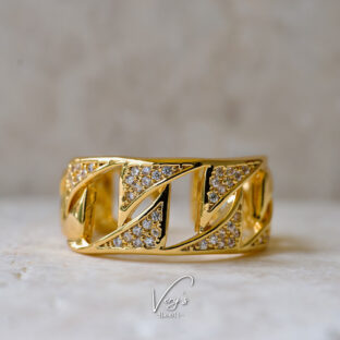 Miami Cuban Cz Ring【Very's Jewelry】