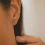 4mm Gold Birth Stone Pierce