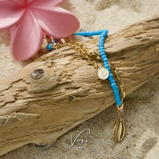 Cowrie Shell Beads Anklet【Very’s Jewelry】