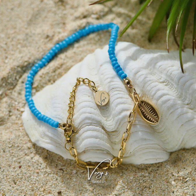 Cowrie Shell Beads Anklet【Very's Jewelry】