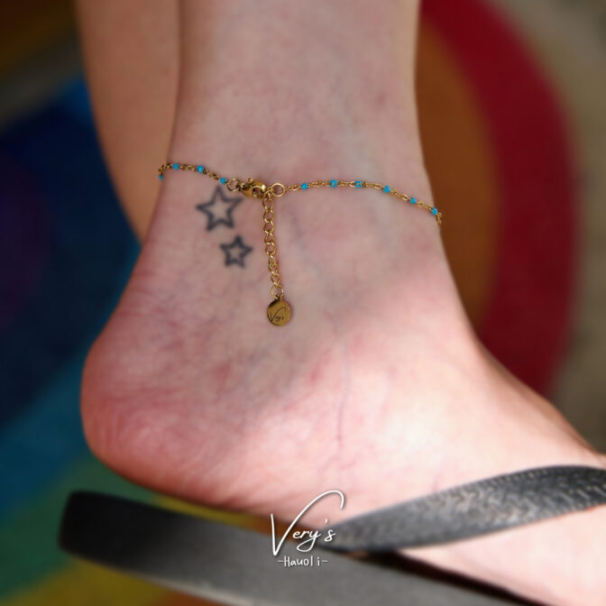 Turquoise Chain Anklet