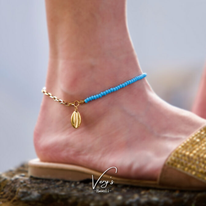 Cowrie Shell Beads Anklet【Very's Jewelry】