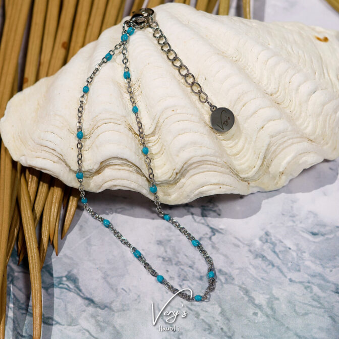 Turquoise Chain Anklet