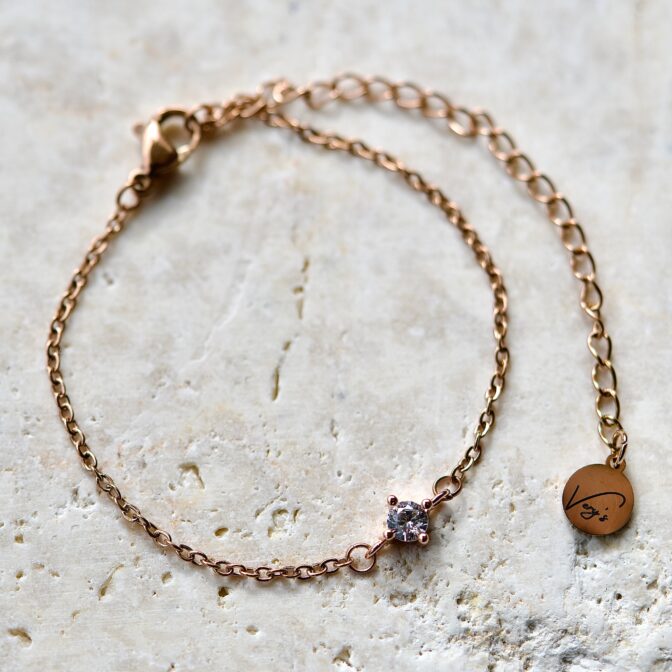 1粒 Zirconia Bracelet