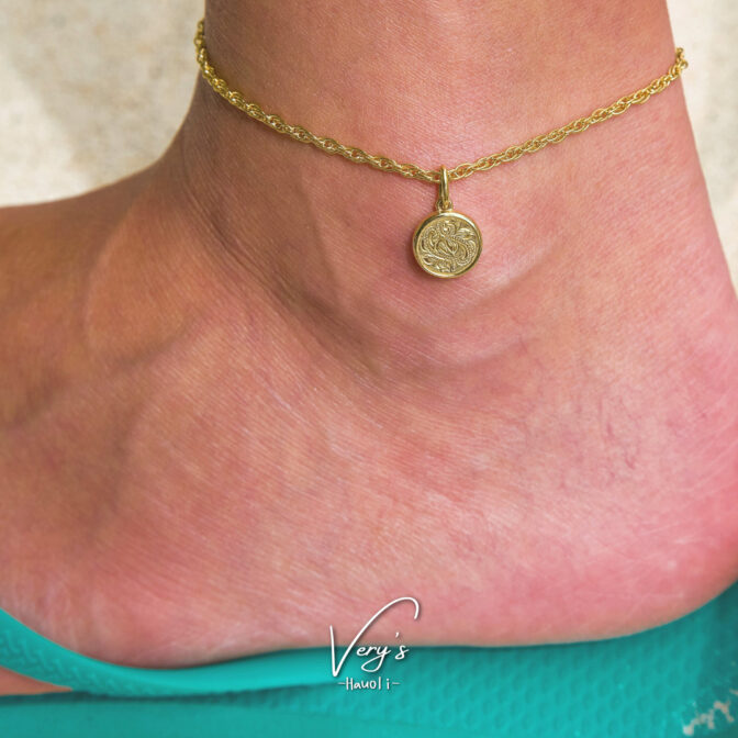 Coin Top Anklet