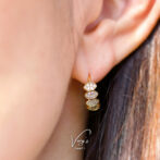 Eye Stone Hoop Pierce