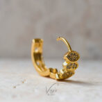 Eye Stone Hoop Pierce