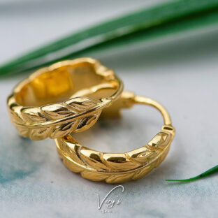 Maile Hoop Pierce【Very's Hawaii】《両耳セット》