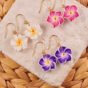 Colorful Plumeria Pierce【Very’s Jewelry】《両耳セット》