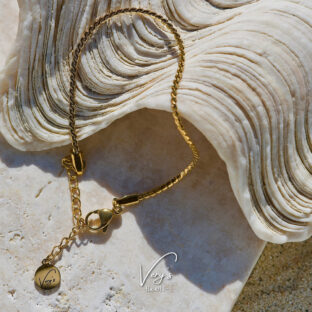 Flat Snake Chain Bracelet【Very’s Jewelry】