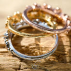 Zirconia Plumeria Ring