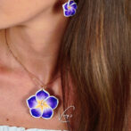 Colorful Plumeria Necklace