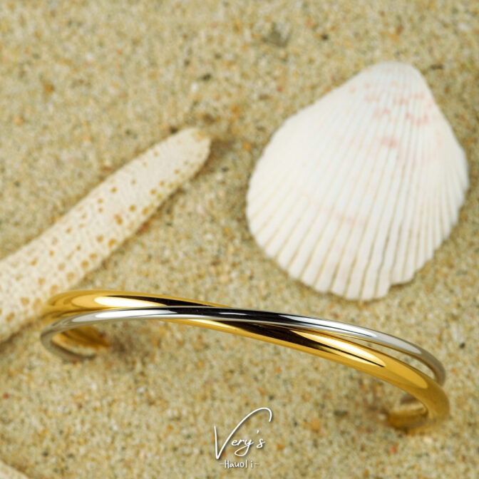 S&G Round Bangle【Very's Jewelry】