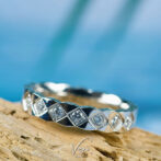 Zirconia Rhombus Ring【Very's Jewelry】