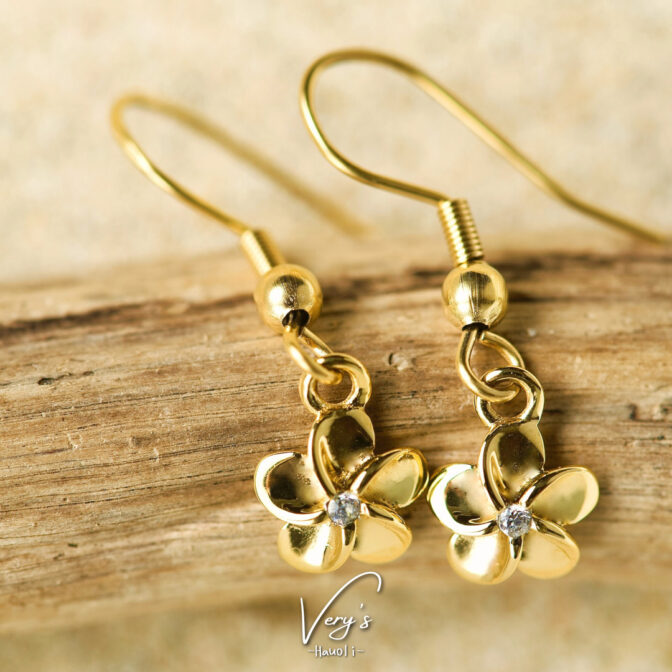 Zirconia Plumeria Pierce